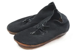 John Fluevog Travelvogs Chukka Boots Mens 12 Black Suede Lace-Up *NO INSOLES* - Picture 1 of 7