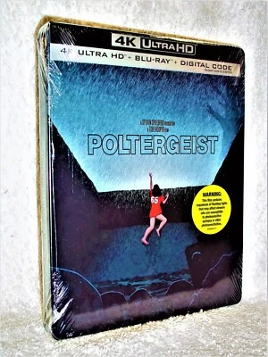 Poltergeist (2-Disc) (4K/Blu-ray, 2022 STEELBOOK) Craig T Nelson JoBeth Williams - Image 1 of 2