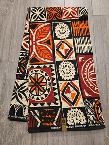 African Print Fabric/Ankara Fabric - Brown Tribal Ankara Fabric, - Picture 1 of 2