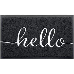 Front Door Mat Mats Floor Doormat Non-slip Welcome (30"x17.5"black) Low Prile - Bild 1 von 7