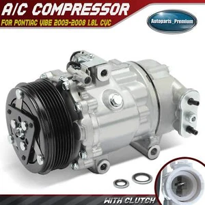 A/C Compressor w/ 6-Groove for Pontiac Vibe 2003-2008 1.8L CVC Compressor 68282 - Picture 1 of 9