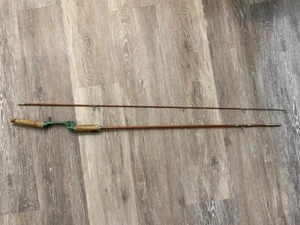 Vintage Wright & Mcgill Eagle Claw Denco No.1365 6 '6" 2 Pc Casting Rod - Picture 1 of 14