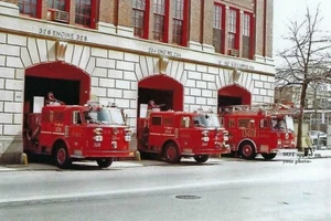 FOTO de camión de bomberos de la ciudad de Nueva York Departamento de FDNY escalera bomberos camión 3, 85 - Imagen 1 de 2