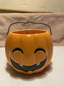 Yankee Candle Halloween Jack O Lantern Large/ Medium Jar Candleholder Lantern