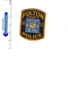 FULTON COUNTY GEORIA POLICE PATCH - Picture 1 of 1
