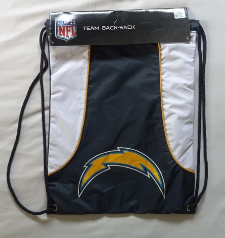 NFL LOS ANGELES CHARGERS BACK SASH DRAW STRING BAG- NEW Cover