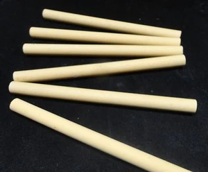 LOT OF SIX (6) DENSE CORDIERITE ROD KNIFE HONE SHARPENER INSULATOR No.: 230 - Picture 1 of 8