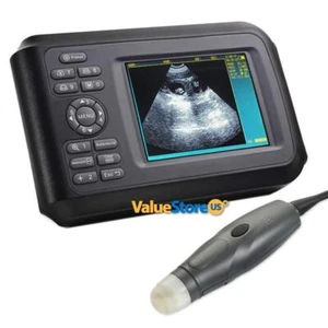 Tragbarer Ultraschallscanner Tierarzt Schwangerschaft V12 mit 3,5 MHz Konvexsonde - Bild 1 von 5
