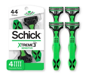 Maquinillas de afeitar desechables para hombre Schick Xteme 3 Sensitive 8ct. maquinas afeitar hombre - Imagen 1 de 4