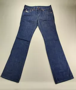 Diesel Zink Women's 27x32 Slim Boot Cut Low Rise Blue Jeans Rn 93243 Italy 2003 - Picture 1 of 12