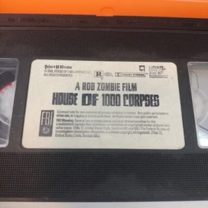 House Of 1000 Corpses VHS Only No Original Box - Picture 1 of 7