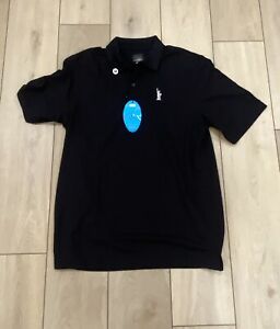 Greg Norman Golf Shirt. Play Dry Short Sleeve Polo Black Medium . NWT 🔥