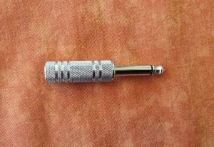 Prise Jack (guitare) Prise adaptateur audio fiche jack 6.35mm mâle vers femelle - Imagen 1 de 3