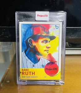 Topps Project 70 Card 115 1963 Babe Ruth by Brittney Palmer Short Print A+Seller - Picture 1 of 5