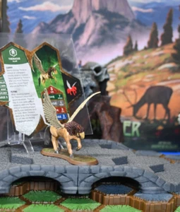 Heroscape : Theracus Feylund Raknar's vision Hasbro (1 Figure & 1 Battle Card) - Picture 1 of 1