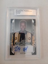 Fetty Wap 1/1 Clear Black Autographed Pre Production Proof 2021 Leaf Pop Century