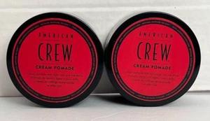 American Crew Cream Pomade Light Hold Low Shine 3 Oz Lot of 2 - Picture 1 of 4