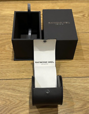 Genuine Original Raymond Weil Swiss Watch Presentation Travel Box Case Complete