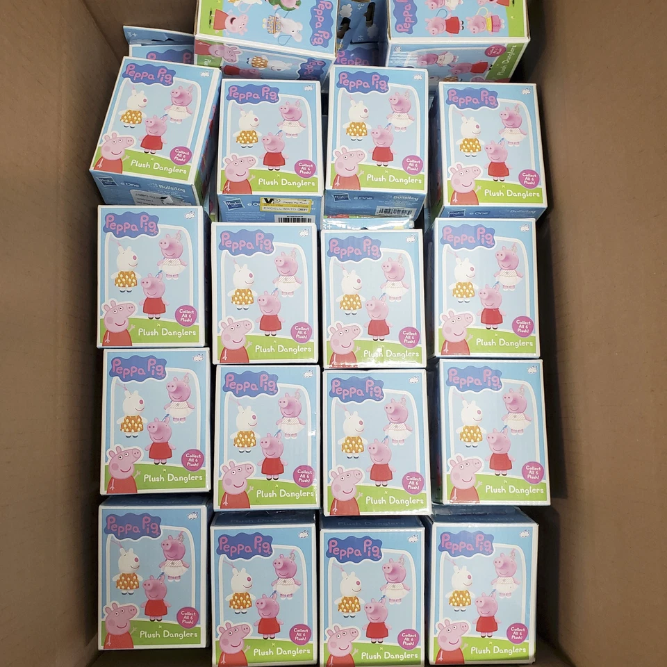 Clip colgante de felpa Peppa Pig - Lote de 90 cajas ciegas selladas Foto 1 de 1