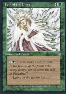 1X FOLK OF THE PINES VERDE EDAD DE HIELO MTG MAGIC MP X1 (yourdeckbuilder) - Imagen 1 de 1