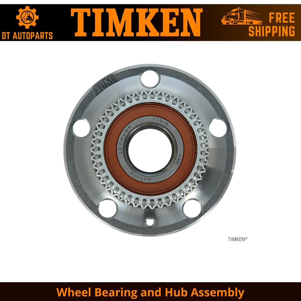 Conjunto de cojinete de rueda y buje trasero Timken para Volkswagen Jetta 1999-2005 tracción delantera Foto 1 de 4
