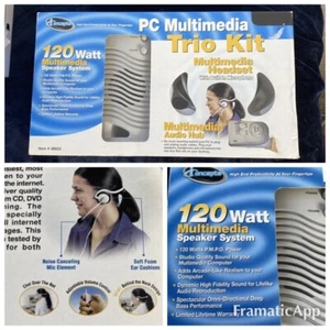 iConcepts PC Multimedia Trio Kit Multimedia Headset Lautsprechersystem mit Mikroph - Bild 1 von 12