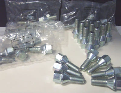 KIT 20 BULLONI RUOTA 14 x1,5 x 27 conico K17 x BMW SERIE 7 E65 X3 (X83) X5 (X53) - Immagine 1 di 2