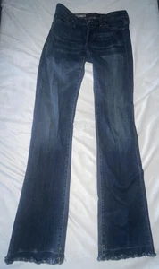 Pantalones de mezclilla para mujer Adriano Goldschmied AG The Angel Bootcut talla 26R hechos en EE. UU. - Imagen 1 de 13