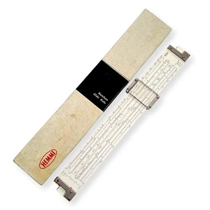 Japanische Sonne Hemmi Rechenschieber Bambus Nr. 264 Japan Wissenschaft Technik mit Box S9 - Bild 1 von 12