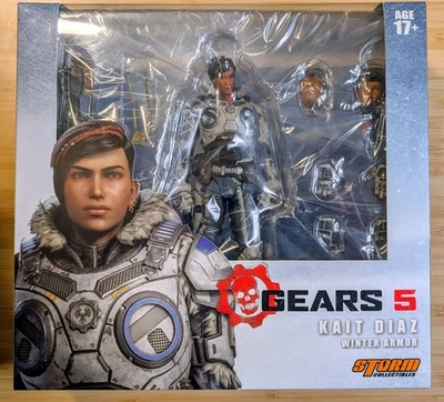 Figura de armadura de invierno Gears of War 5 Kait Diaz 2019 Storm Collectibles NUEVO Foto 1 de 4