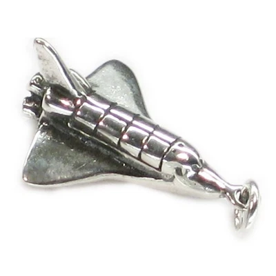 Space Shuttle Sterling Silber Charm .925 x 1 Shuttles Charms- - Bild 1 von 4