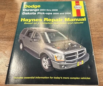Haynes 30023 Repair Manual For 2004-2006 Dodge Durango, 2005-06 Dakota Used  - Image 1 of 4