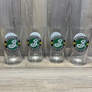 Brooklyn Brewery Pint Glasses Set Of 4, Beer Glass - Picture 1 of 3