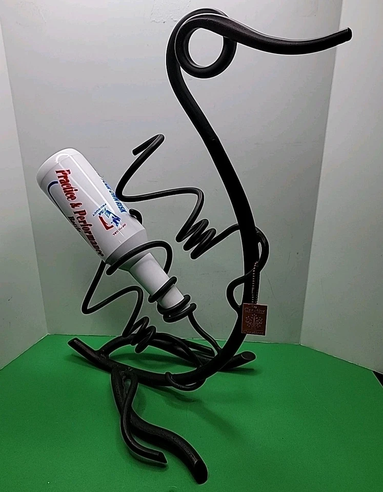 Creative Creations 22" x 14" x 11" Wrought Iron Wine Bottle Holder Wine Rack. - Image 1 of 4