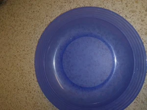 Tupperware Plastic Blue Plate - Picture 1 of 2
