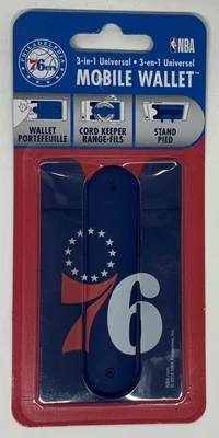 NBA Philadelphia 76ers Cartera Móvil 3 en 1 Cartera/Soporte Cargador/Soporte Foto 1 de 4