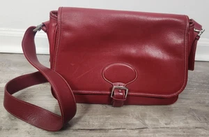 Coach Tasche Hampton 7750 Saddle Red Leder Crossbody Schulter - Bild 1 von 12