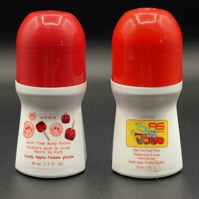 Pintura corporal Avon Bath Time - Candy Apple - Lote de 2 botellas de 1,7 oz Foto 1 de 4