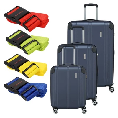 Travelite Hartschalentrolley Koffer marine City vier Räder mit Eckenschutz - Bild 1 von 3