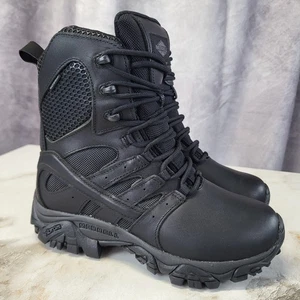 Merrell Moab 3 8" Stivali Impermeabili Giovani Grandi Bambini Taglia 3,5 Tripple Nero - Foto 1 di 14