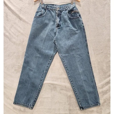 Vintage Womens Gitano 100% Cotton Tapered Mom Jeans Size 12 High Rise 80s 90s - Image 1 of 4