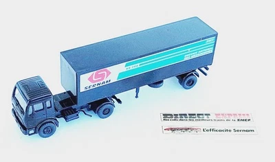 Roskopf 1:87 - # 703 Mercedes 1628 LS/36 truck+semitrailer - Sernam SNCF - Immagine 1 di 2