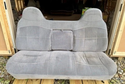 Asiento de banco de tela manual FORD OBS 92-96 F150 F250 F350 97 F250 F350 con PWR lumbar Foto 1 de 4