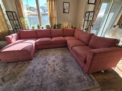 Sofá Ikea Finnala con chaise, rojo Foto 1 de 4