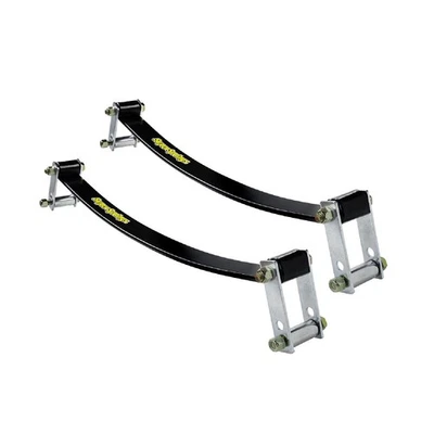 Par de resortes auxiliares de hoja traseros SuperSprings 3400 lb para Ram 2500 3500 F-250 F-350 Foto 1 de 4