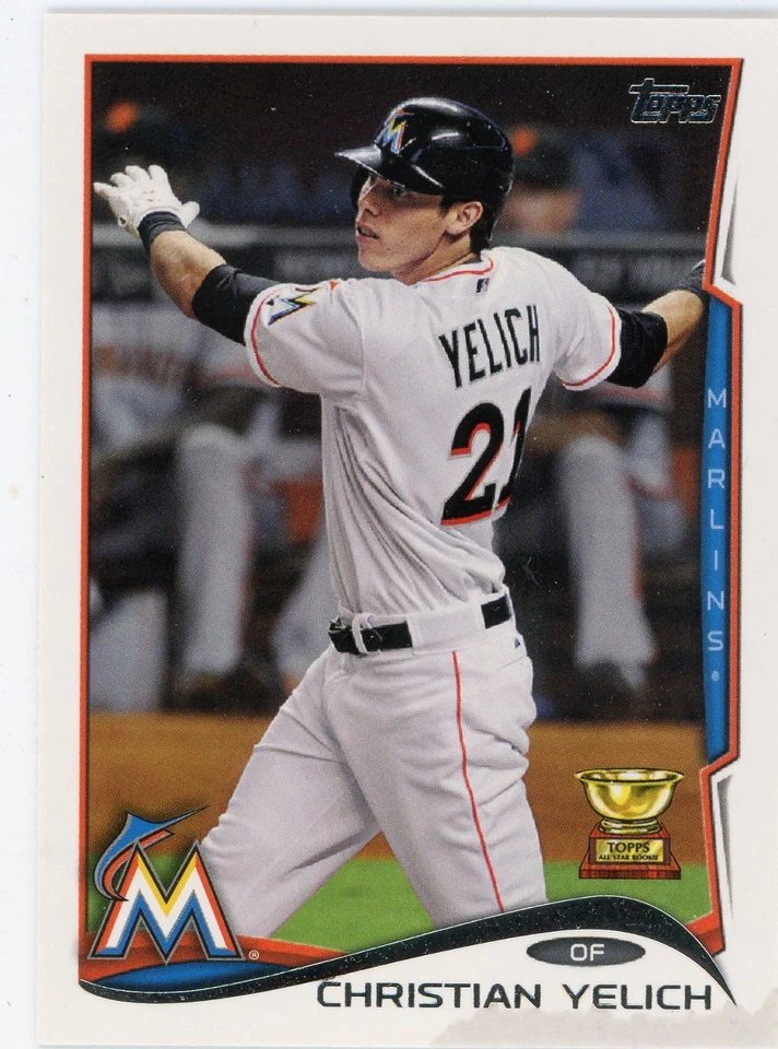 2014 Topps - Christian Yelich #358 Future Stars Mini Brewers - Image 1 of 1