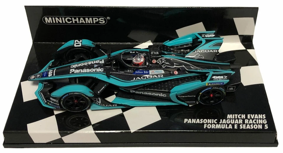 414180020 EVANS #20 PANASONIC JAGUAR FORMULA E STAGIONE 5 MINICHAMPS 1:43 2018 - Immagine 1 di 1