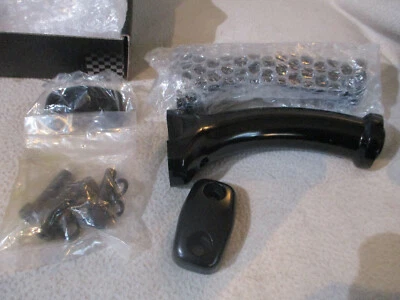 Elevadores de manillar Softail FXSTD 2000/L NEGROS PERSONALIZADOS 1 1/2" trasero 5" RISE 1" barras Foto 1 de 4