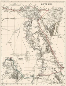 Aegyptus - 1874 - Map Poster - Picture 1 of 1