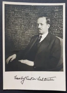 Autographe Franz Josef Ii. Prince De Liechtenstein - Picture 1 of 2